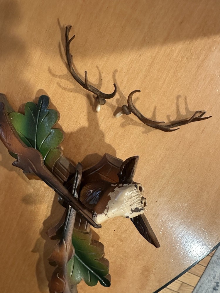 Vintage Black Forest Hunter Regula German Cuckoo Clock - Probably Needs Service