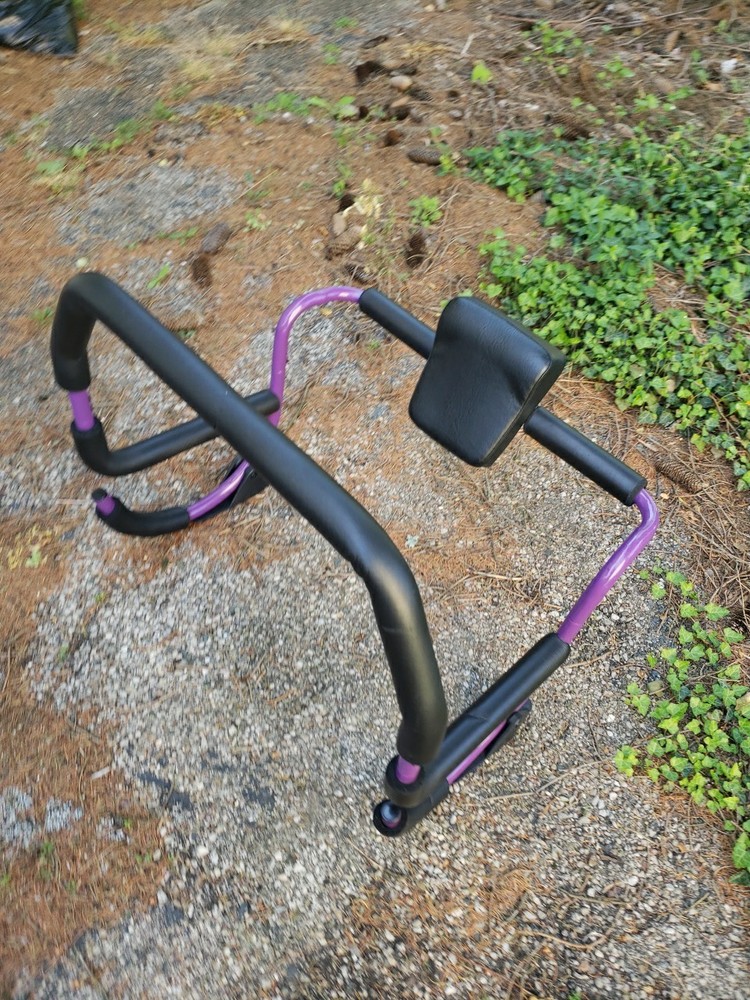 Original Purple Ab Roller Plus Crunch Rocker For Abdominal Exercise Stabilizer