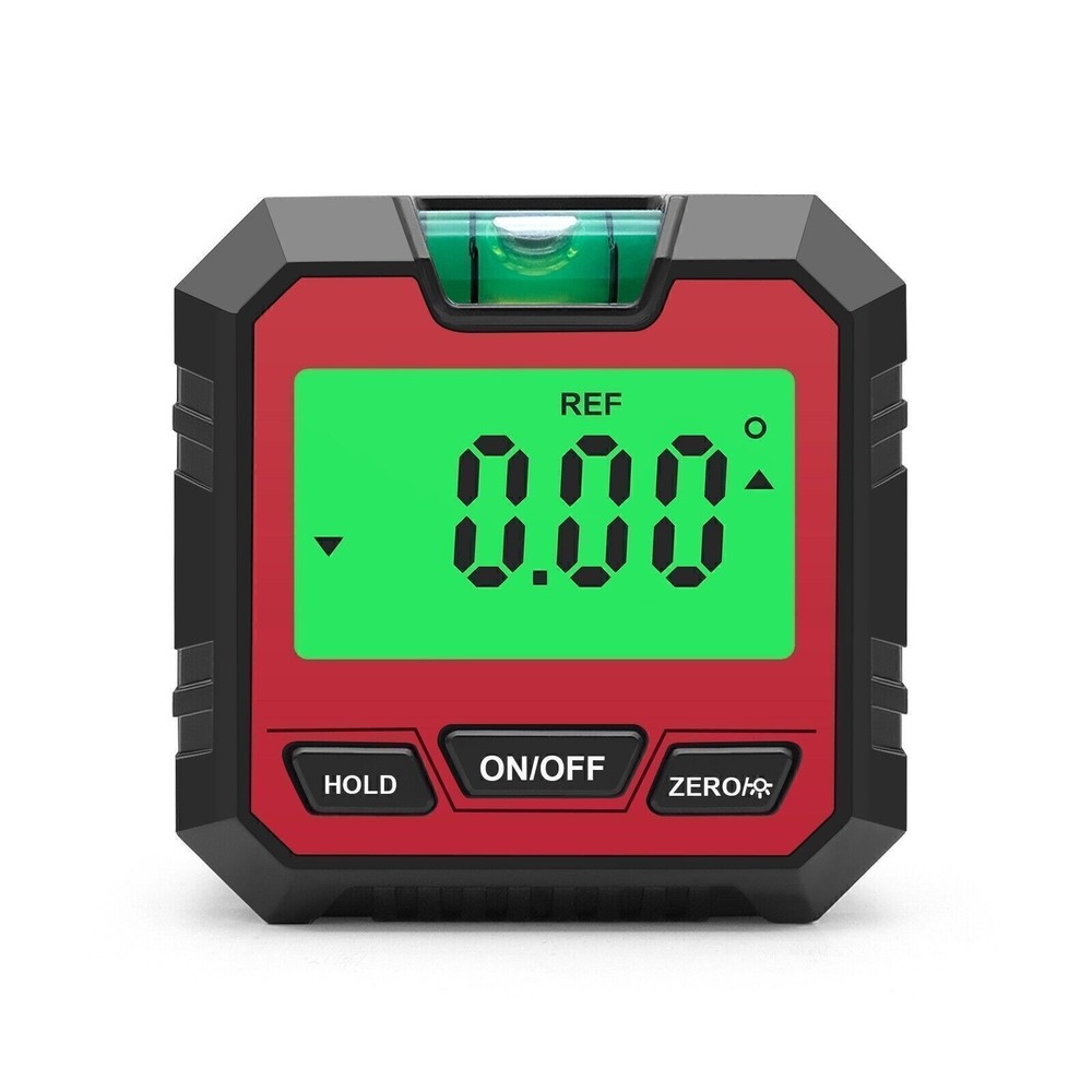 Magnetic Digital Protractor Tool – 360° Level Angle Finder LCD