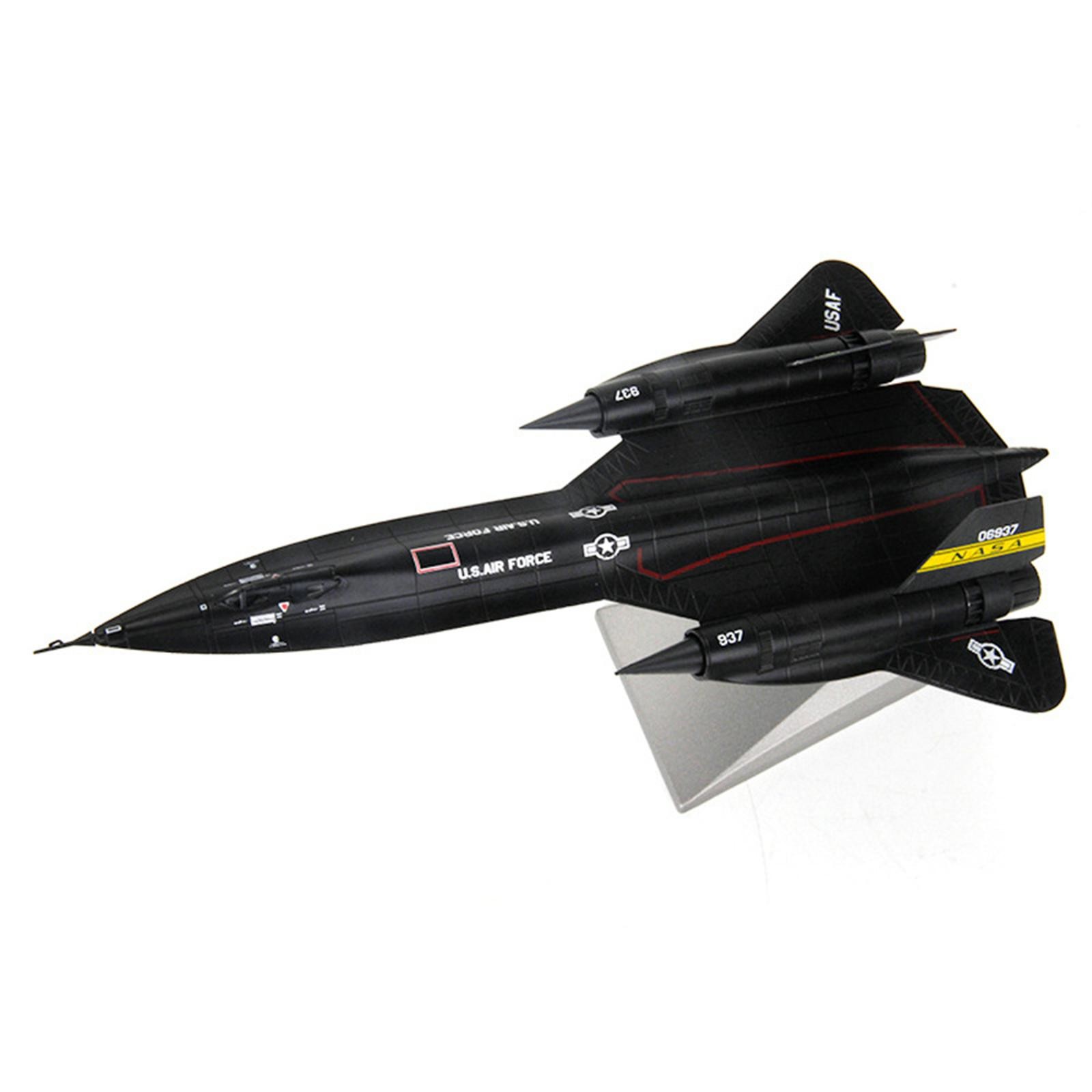 Blackbird SR-71 Alloy Fighter 1:144 Aircraft Model Simulation Military Ornament