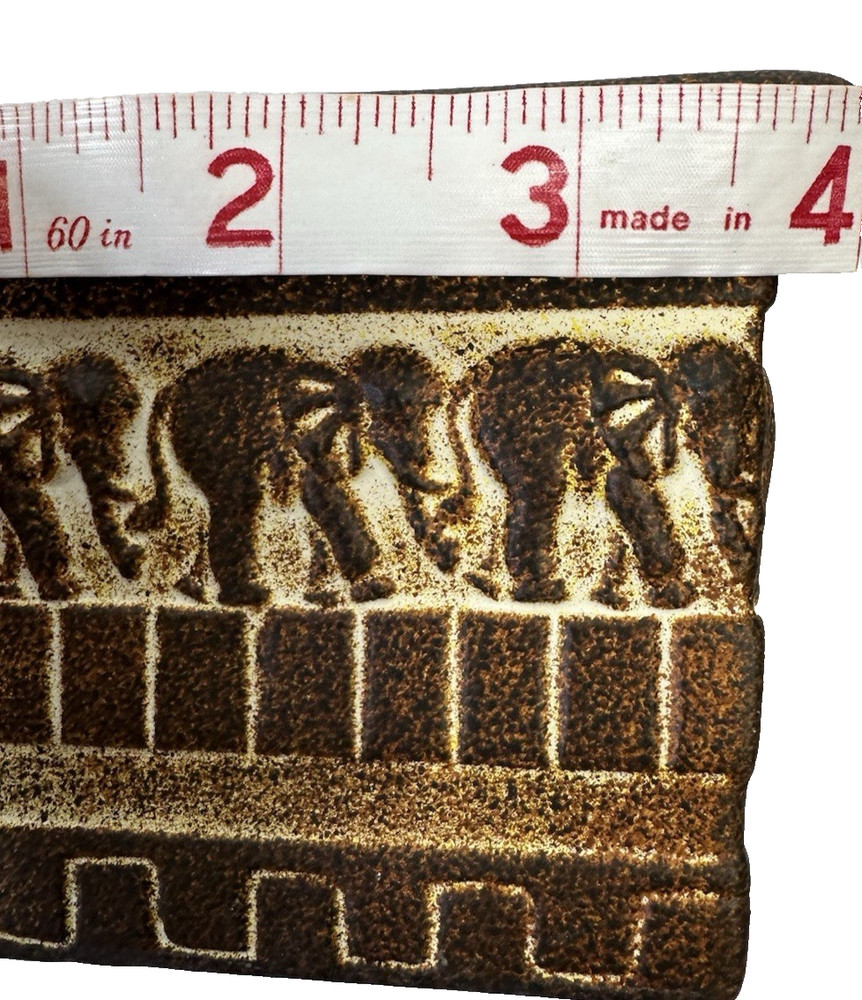 Square Candle Container featuring Safari Elephant -