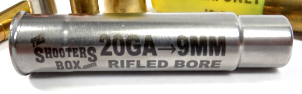 20GA to 9MM RIFLED Shotgun Adapter - Chamber Reducer - Stainless - Free Shipping