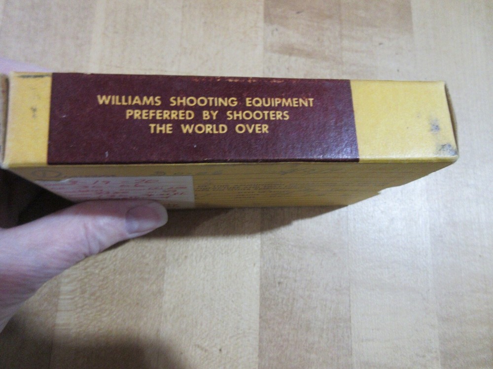 Empty Ammo Box Williams SR-20 Handloaders Cartridge Box with insert (w17) # 92