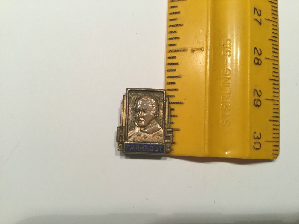 Farragut lapel pin