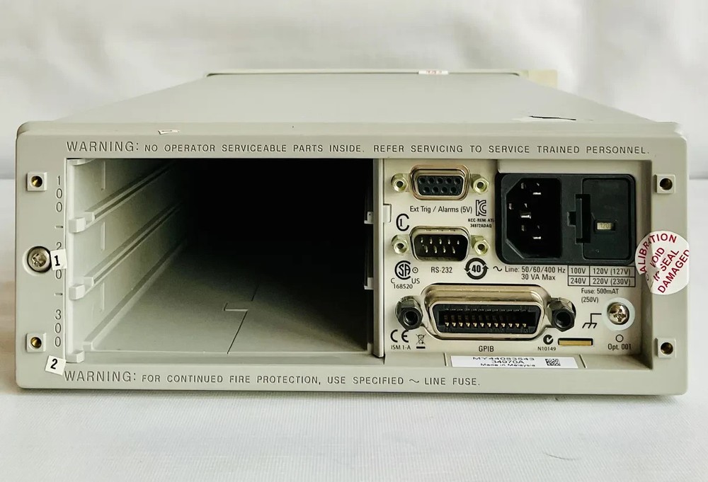 Agilent 34970A Data Acquisition Switch Unit Mainframe