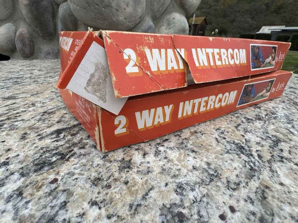 Logix Mini Kit Licensed Toy 2 Way Intercom Set New In Box Vintage 2- Sets