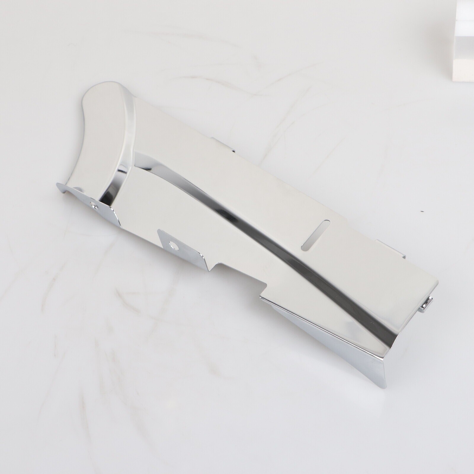 Chrome Lower Belt Guard Cover Fit For Harley Dyna Wide Super Glide EFI FXDI FXDC