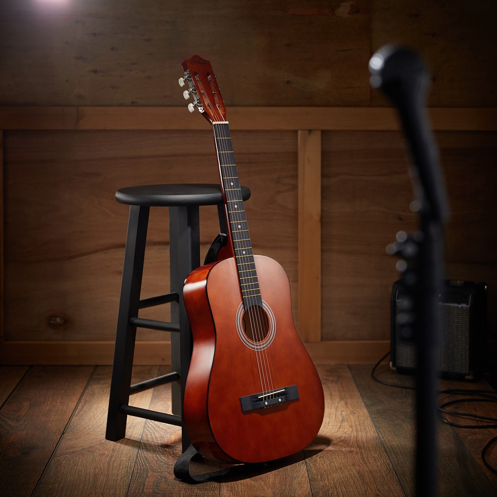 38-inch Beginner Acoustic Guitar Package - Starter Bundle Kit & Accessories
