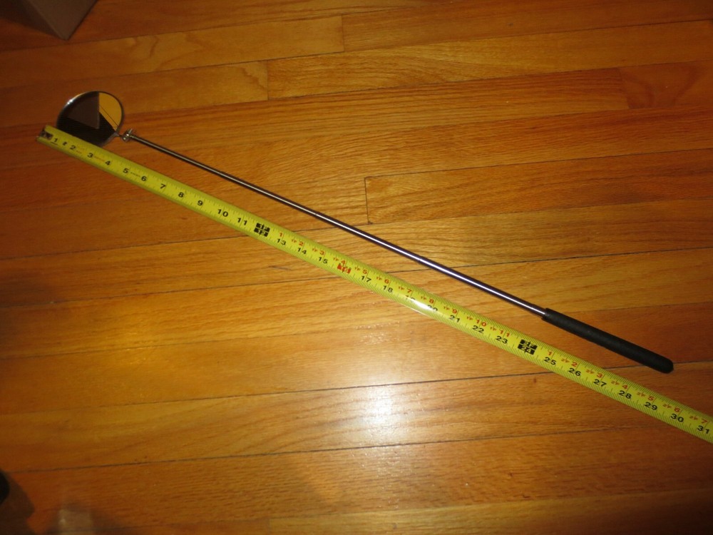 SK Hand Tools 3-1/4" Round Telescoping Mirror, Telescopic 29"