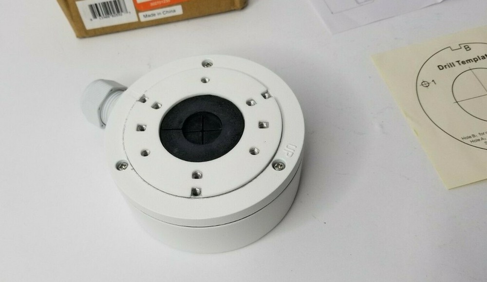 Hikvision CBXS Conduit Base Junction Box, White