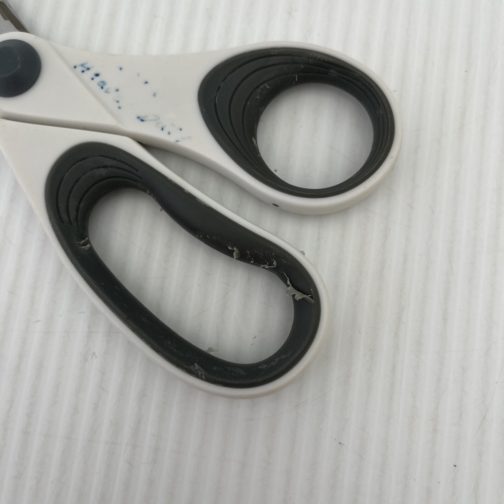 Westcott Office Paper Scissors Shears Titanium Non-Stick White