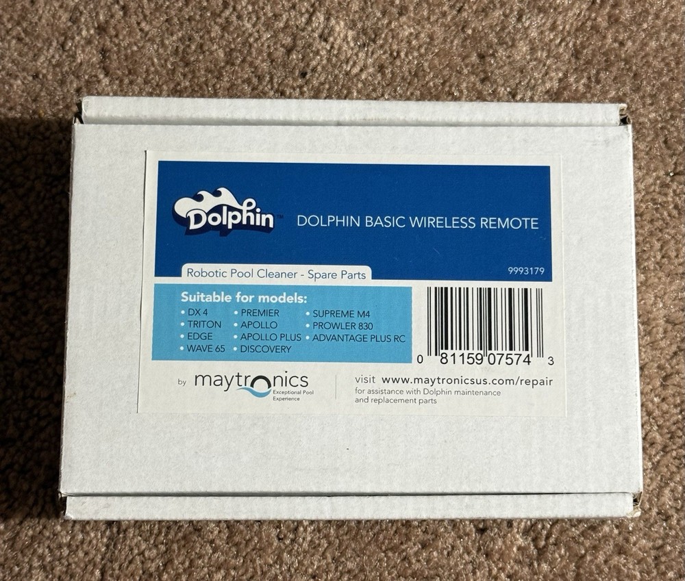 Dolphin Triton Robotic Pool Cleaner Basic Wireless Remote 9993179-R1