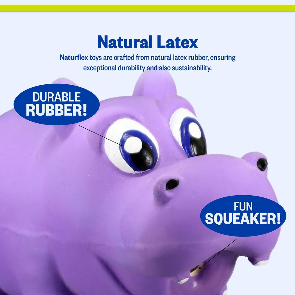 PETSPORT NaturFlex Hippo Tiny Tots 3.5"