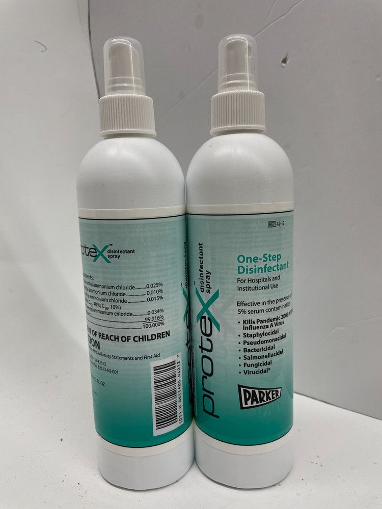 protex disinfectant spray parker 12oz 2pack