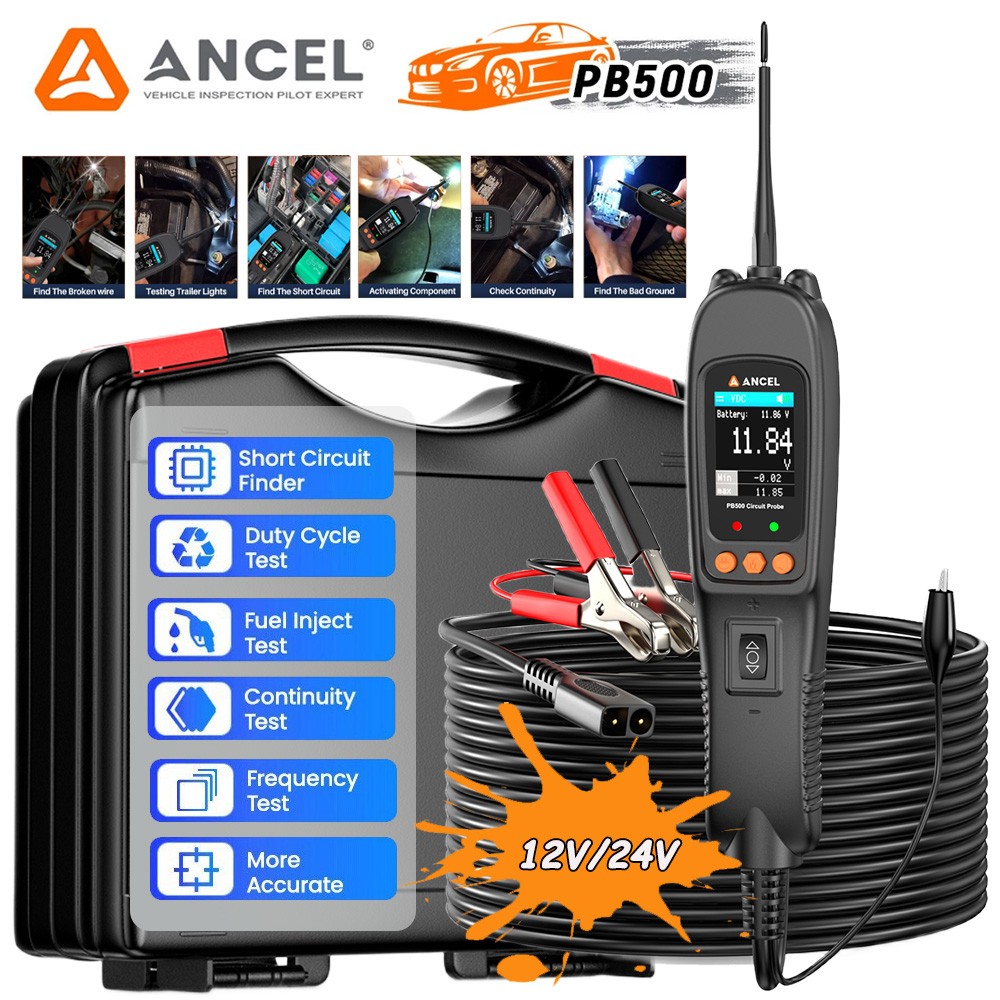 12V/24V Power Probe Circuit Tester Electrical Integrated System Diagnostic Test