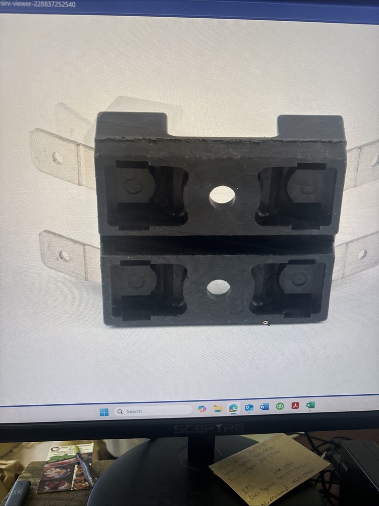 Southbend Range 1178391 Fuse Block, 2 Pole