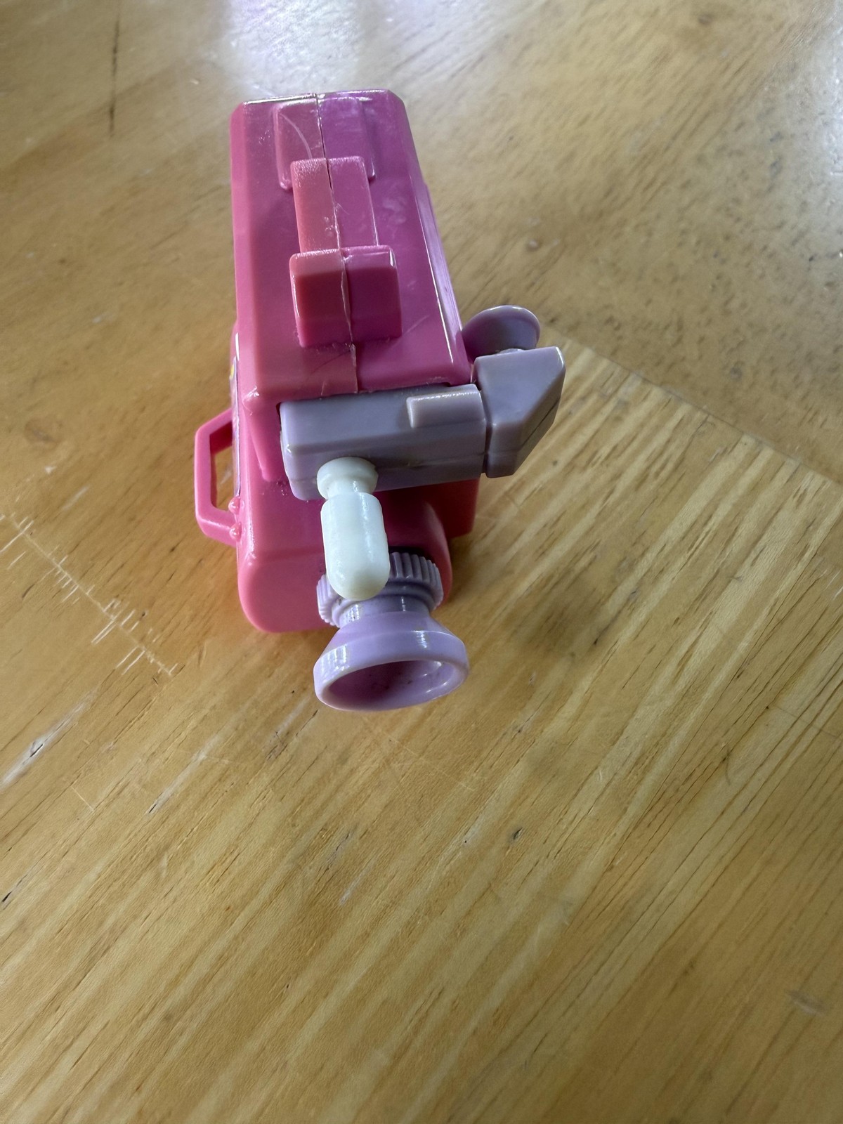 Vintage 1988 Mattel Pink Wind Up Camera Toy Video Recorder Accessory Vacation