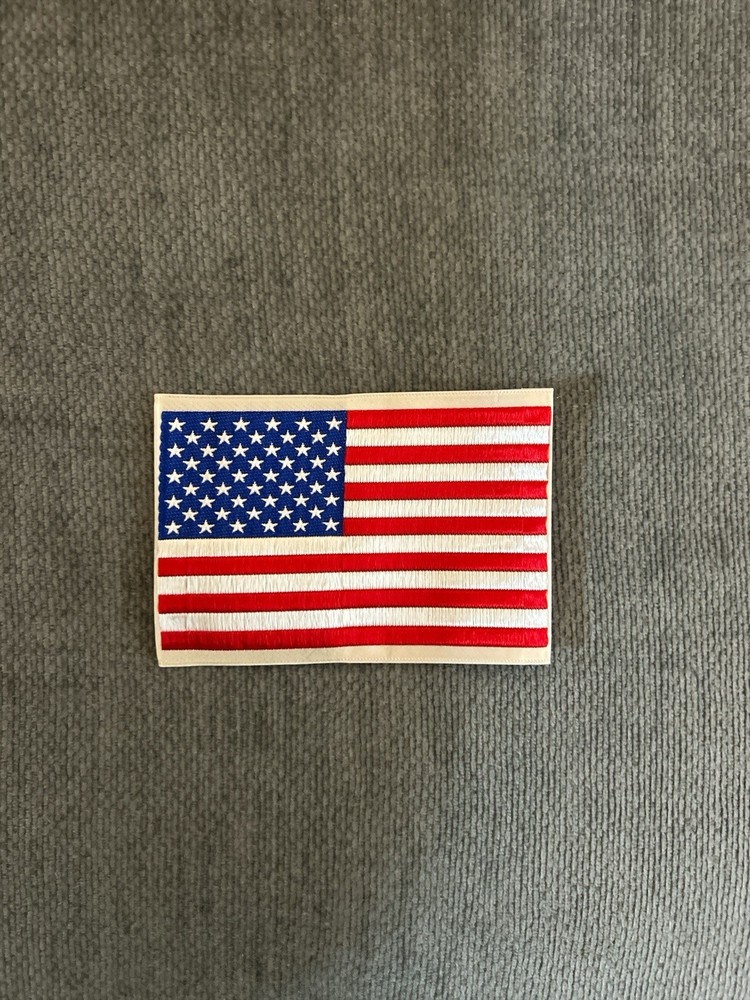 American Flag Sew On Embroidery Patch