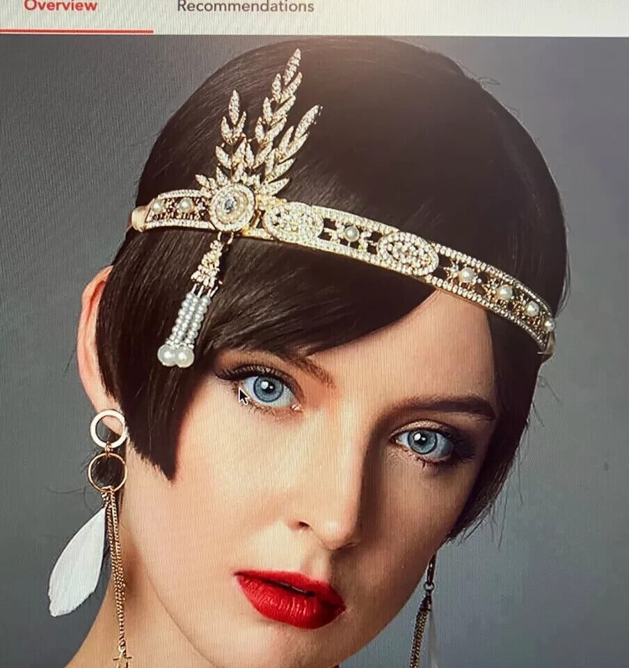 Great Gatsby Flapper 1920s Headpiece
