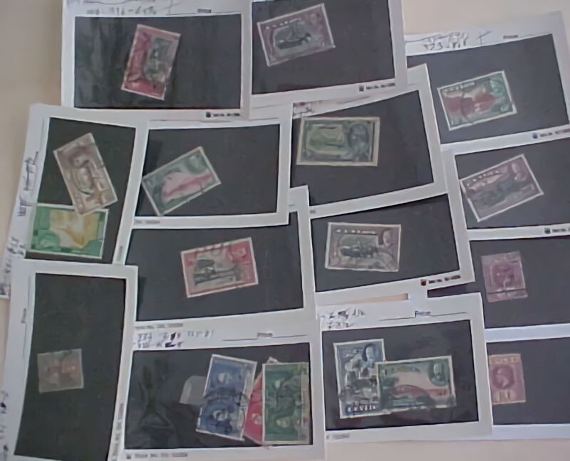 CEYLON STAMPS 18 DIFF. #315A/021  USED cat.$85.00