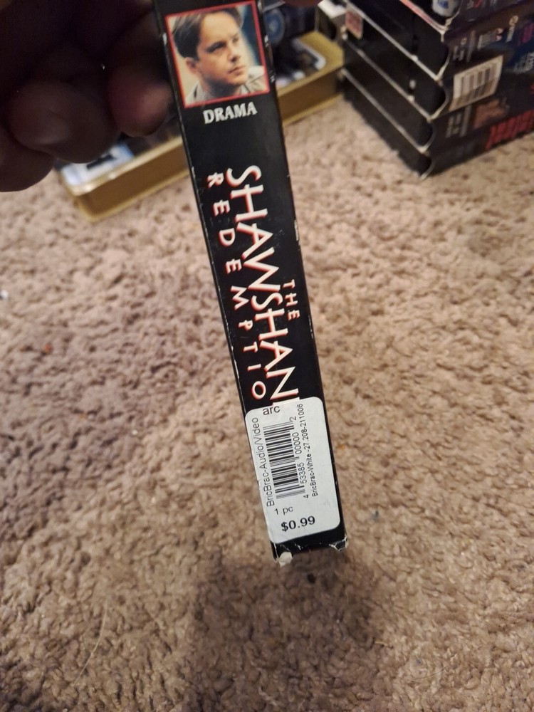The Shawshank Redemption VHS 1994 Morgan Freeman