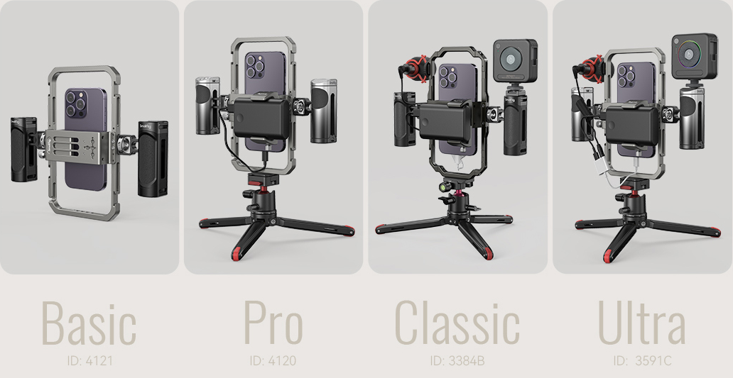 SmallRig Professional Protab Phone Video Rig Kit Vlogging Live Streaming 2022