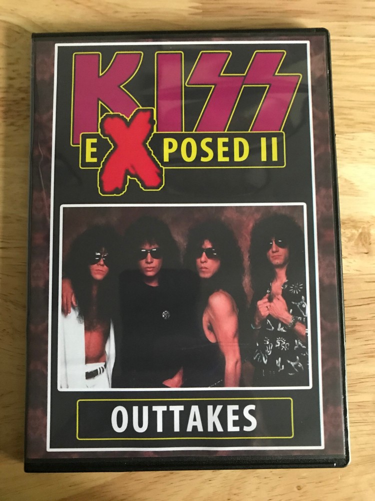 KISS - Exposed II 1987 2-DVD Set Live Gene Simmons Ace Frehley Paul Stanley