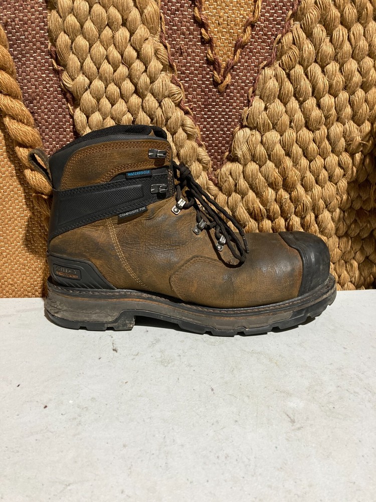 Ariat Men Waterproof Work Brown & Black Boots US Men Size 12EE