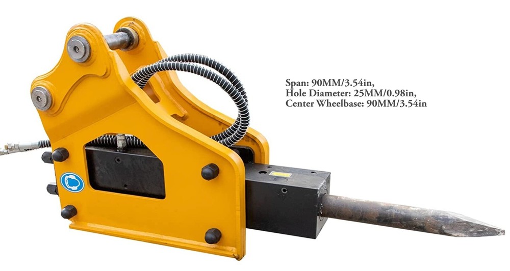 Break Hammer Attachment for Typhon Mini Excavators Digger Bagger Track Crawler