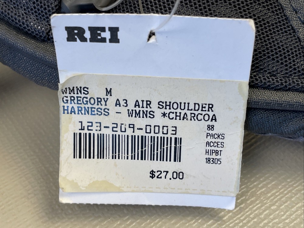 Gregory Women's Response A3 3D Precurved Backpack Harness Quickswap Component