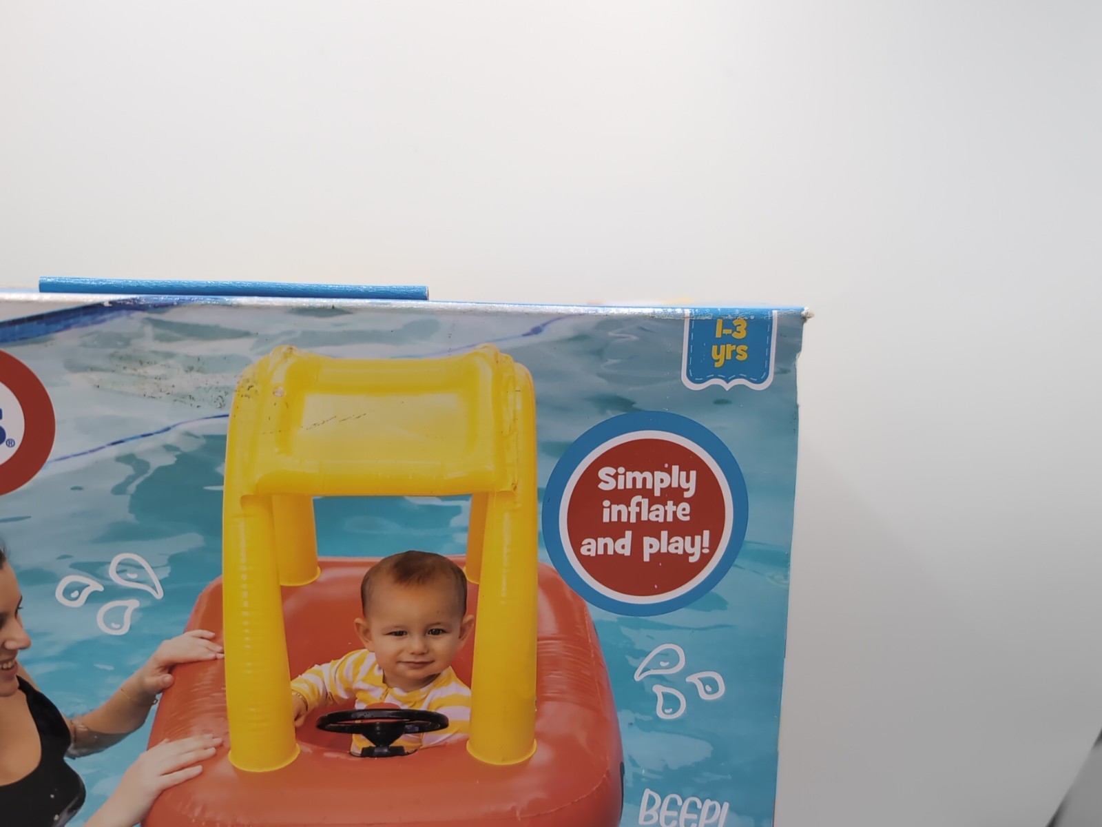 Little Tikes Cozy Coupe Inflatable Pool Float Step 1 Ages 1-3yrs