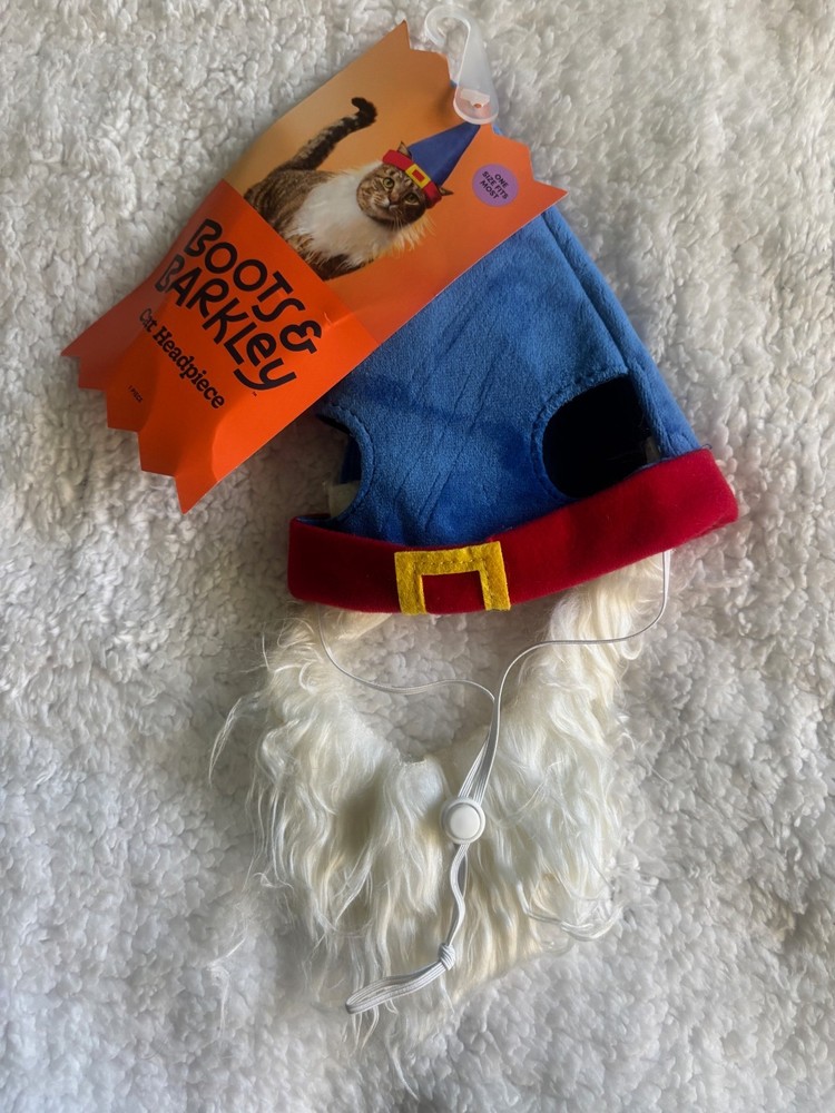 Boots and barkley Cat Headpiece Gnome NEW