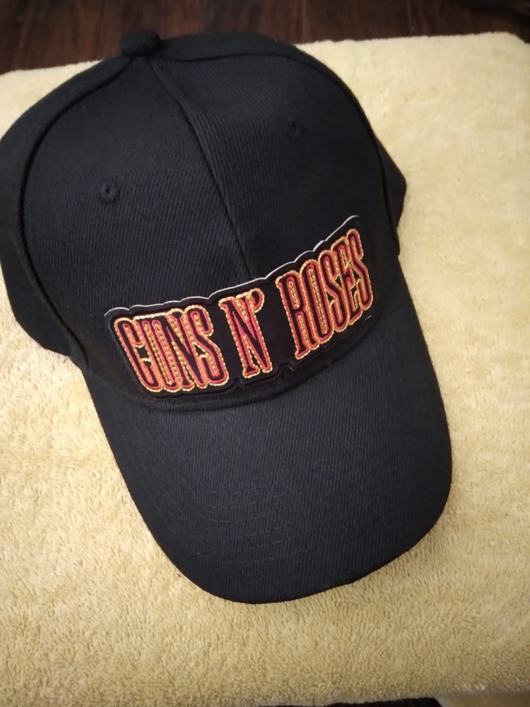 Guns n Roses Hat One Size Fits All Adjustable Strap Black New