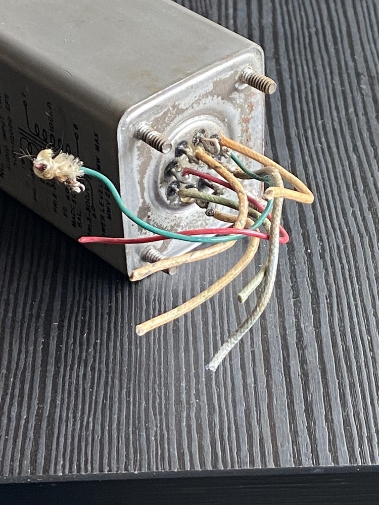 vintage Collins audio input Transformer 677-0548-00 TF1A11EA