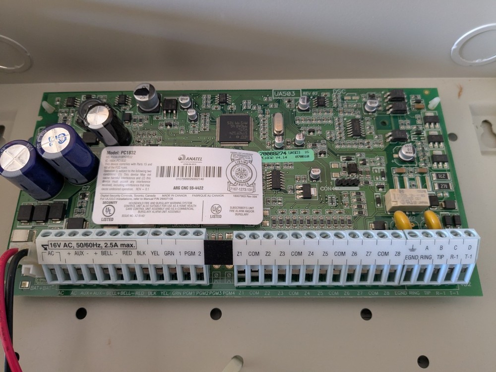 DSC PC1832 V4.6 PowerSeries Control Panel