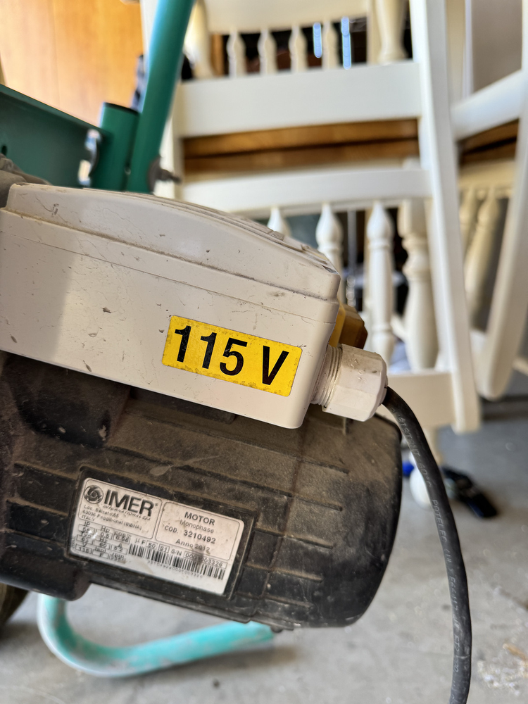 Imer Wheelman II 5 Cubic Ft. Cement MIxer - Poly