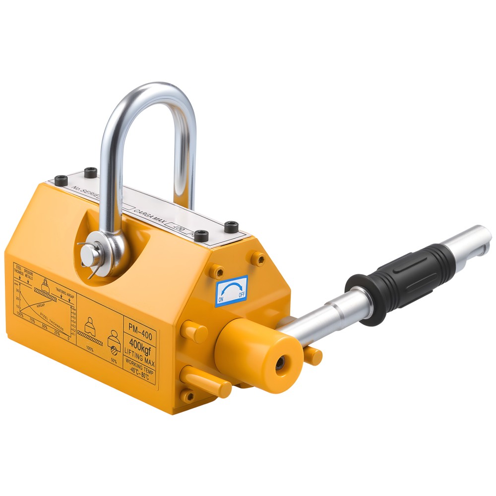 Heavy Duty Magnetic Lifter 880 LBS w/ Release Handle & Hook