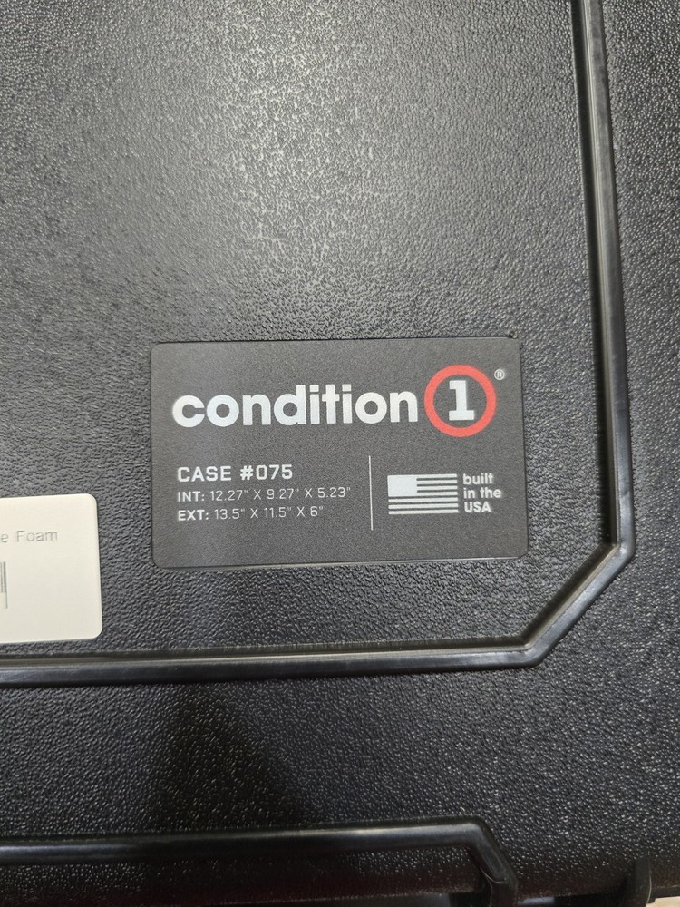 Condition 1 Case 14" #075 Pluckable Foam