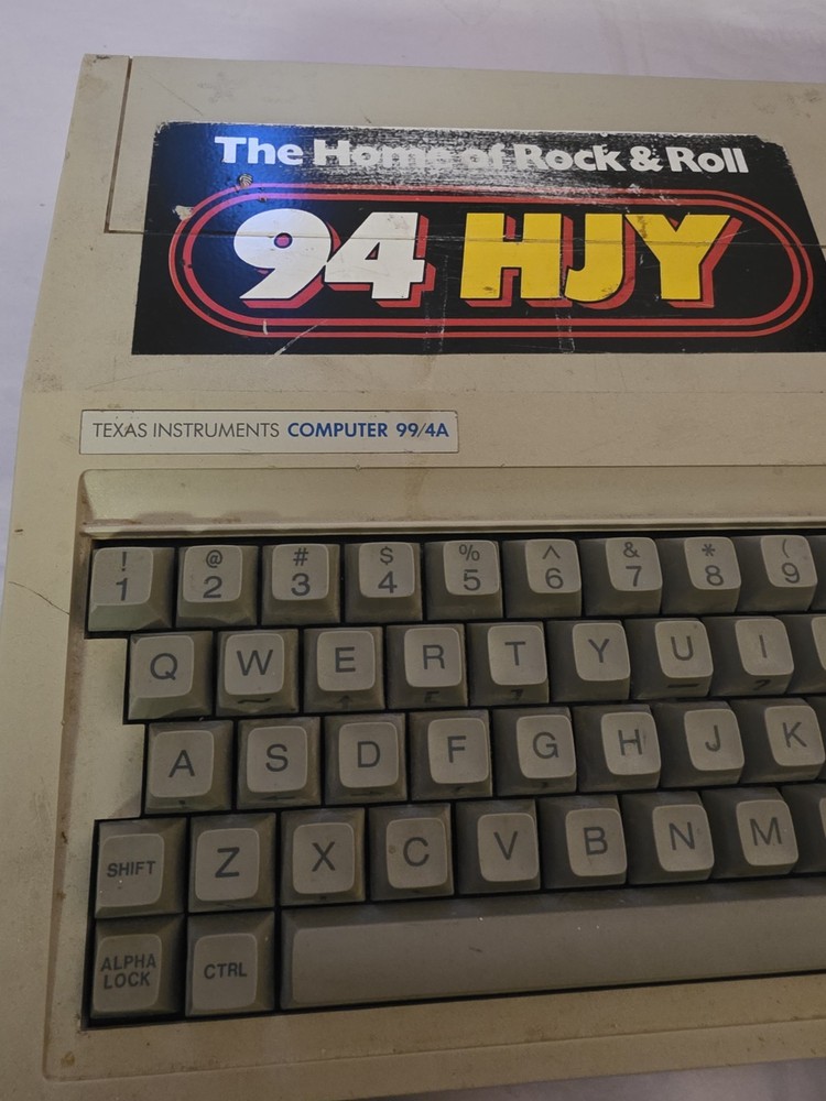 Texas Instruments 99/4a Home Computer UNTESTED With 3 Games & Paddles , "Read"