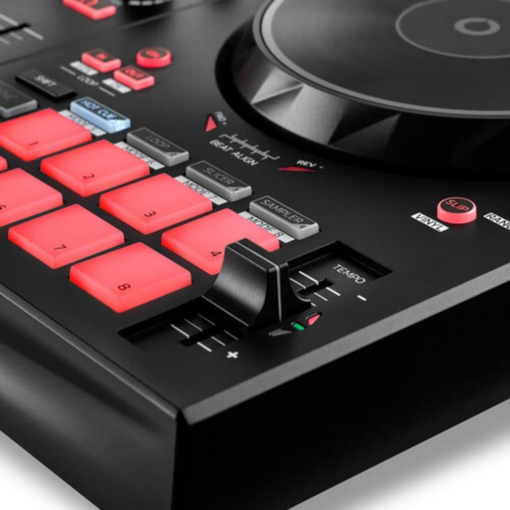 Hercules DJ Control Inpulse 300 MK2 2-Deck USB DJ Controller Bundle.