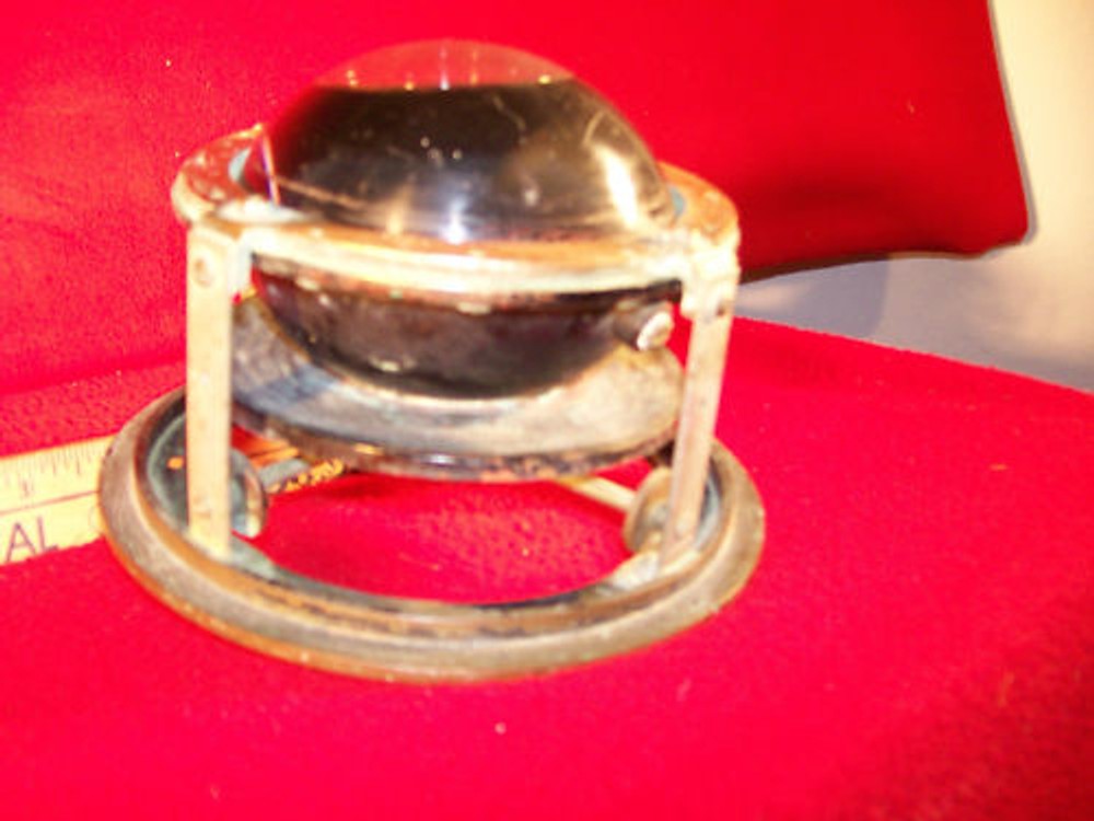 Vintage Maritime Solid Brass Boat Wet Compass