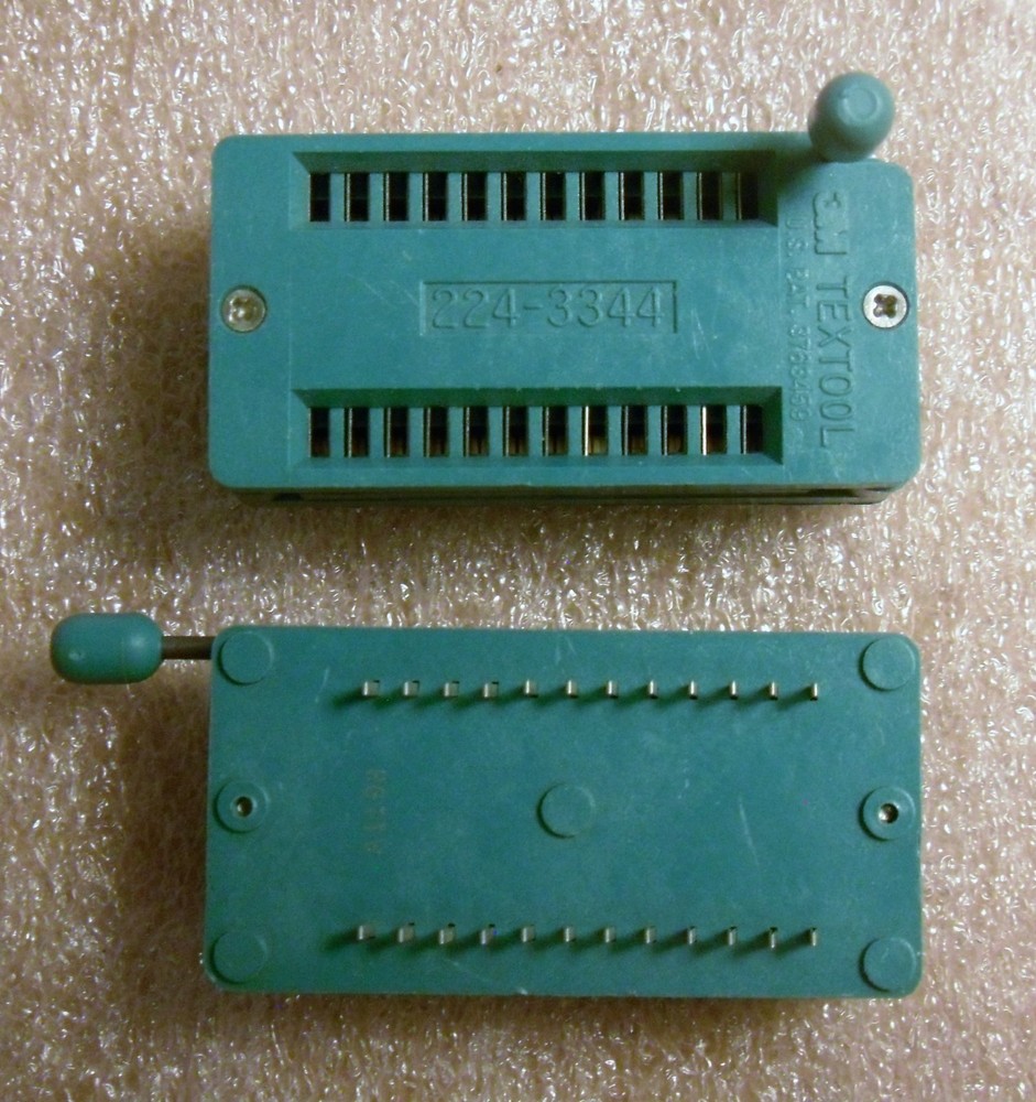 ZIF - Zero Insertion Force Sockets - TexTool - Aries - Yamaichi - AMP - NEW