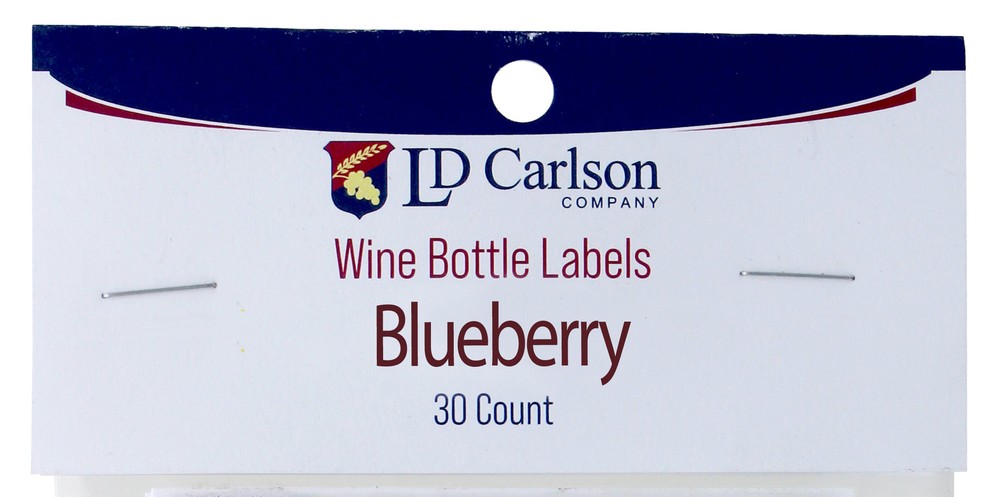 Blueberry Wine Labels 30/Pack Mist Collection