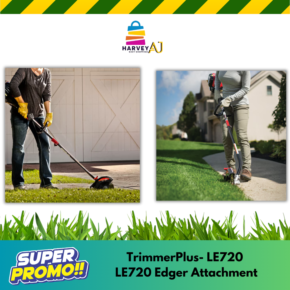 TrimmerPlus LE720 Edger Attachment MULTI-BRAND COMPATIBLE