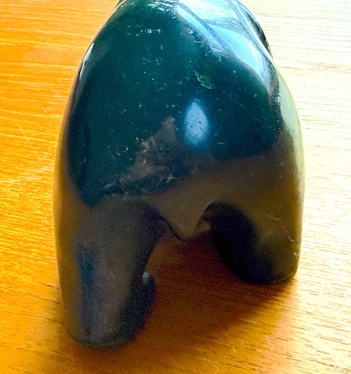 Inuit Serpentine Small Sculpture - Polar Bear - Cape Dorset - 5.5 inches