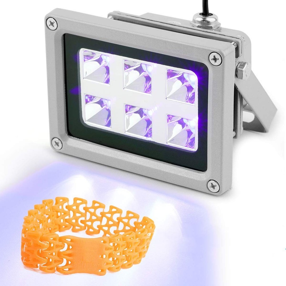 High-Power 405nm UV LED Light - Portable Curing Solution for Artists & Hobbyists