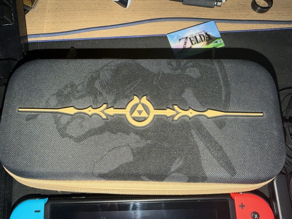 Nintendo Switch Console Bundle with Zelda Carrying Case, Joy-Con, Accessories