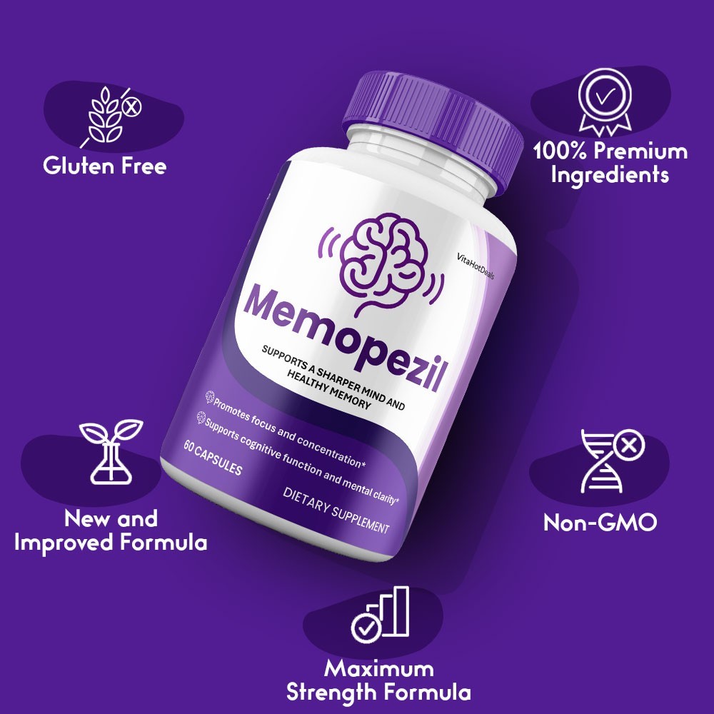 Memopezil Capsules, Max Strength, Memo Pezil for Clarity and Health (5 Pack)