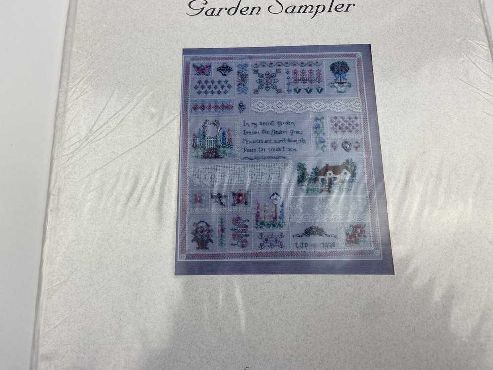 Laura J Perin Design Garden Sampler Needlepoint Pattern Cottage