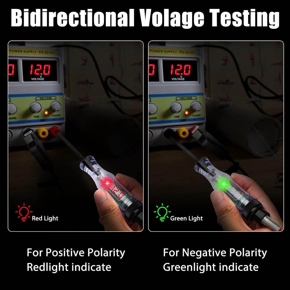 Digital Car Power Probe Circuit Electrical Tester Automotive Test Device System